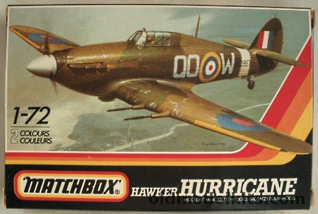 Matchbox 1/72 Hawker Hurricane IIC - RAF No. 87 Sq Night Ops 1941 or No.3 Sq 1941, PK-11 plastic model kit